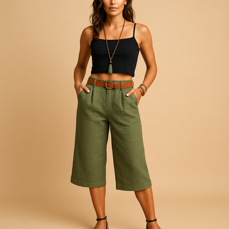 Alina | Casual Rejse Shorts – Afslappet Hverdags Pasform